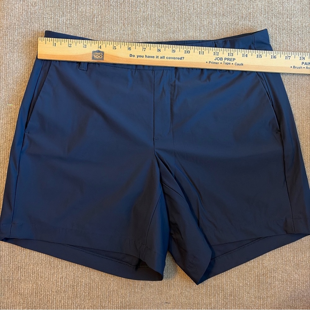 Spanx Shorts Women’s Sz  M Navy Stretch Dress Shaping High Rise Pull On - Picture 5 of 7